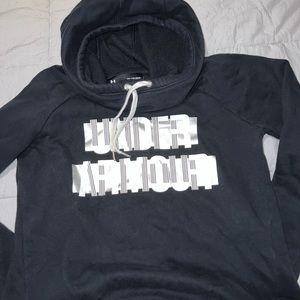 Black Under Armor hoodie.